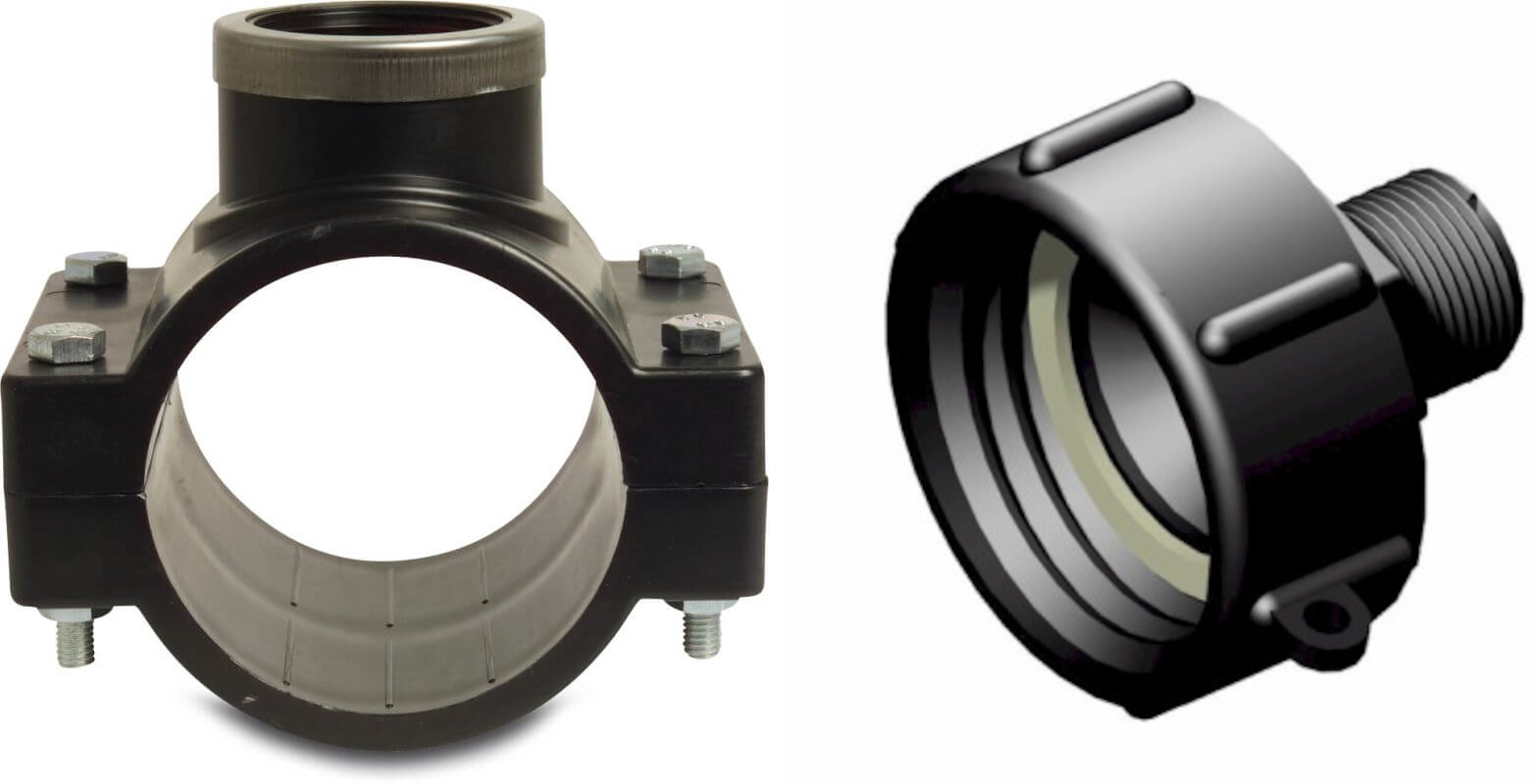 Anbohrschellen / IBC - Adapter