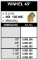 Preview: Winkel 45° (Innengewinde x Innengewinde) aus Messing