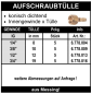 Preview: Aufschraubtülle mit Innengewinde