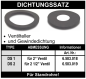 Preview: Dichtungssatz für Ventiloberteile