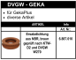 Preview: Ersatzdichtung System Geka Plus aus NBR - Trinkwasser