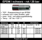 Preview: EPDM / schwarz - rot / 20 bar - Schlauch