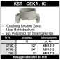 Preview: System Geka mit Innengewinde aus Kunststoff