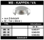 Preview: Tankwagenkupplung MB - Kappe aus Edelstahl