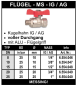 Preview: Messing Flügelkugelhahn (Innengewinde x Aussengewinde)