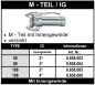 Preview: Perrot M-Teil / mit Innengewinde