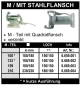 Preview: Perrot M-Teil mit Quadratflansch