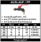 Preview: PP Auslaufkugelhahn (mit Aussengewinde)