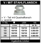 Preview: Perrot V-Teil mit Quadratflansch
