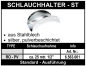 Preview: Schlauchhalter aus Stahlblech