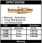 Preview: Spritzdüse mit Schlauchtülle
