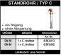Preview: Standrohr - Typ C