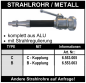 Preview: Strahlrohr / Metall - DIN 14365
