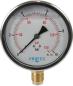 Preview: Manometer Ø 100 mm - 1/2" - Edelstahl - Unten