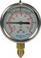 Preview: Manometer Ø 63 mm - 1/4" - Edelstahl - Unten