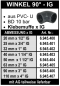 Preview: 90° Winkel (Klebemuffe x Innengewinde) aus PVC-U