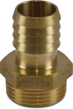 Schlauchtülle mit Aussengewinde für Schelleneinband aus Messing