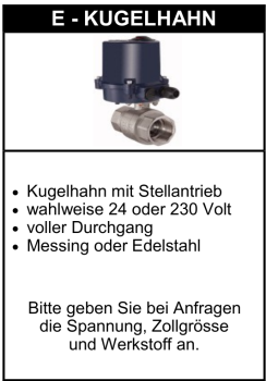 E - Kugelhahn