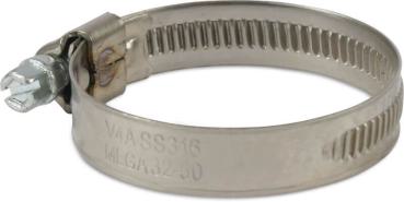 Schneckengewindeschellen - Edelstahl V4a - Import