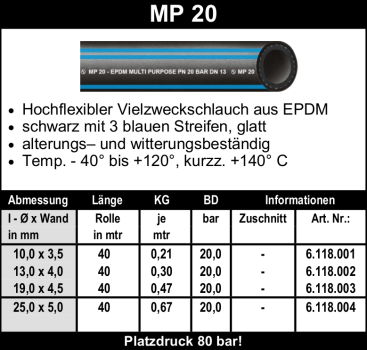 MP 20 - Schlauch