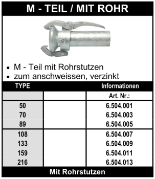 Perrot M-Teil / mit Rohr