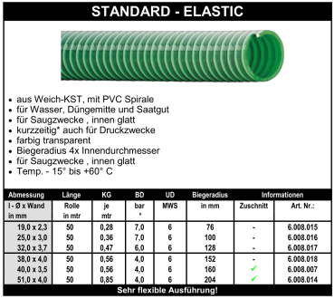 Standard-Elastic - Schlauch