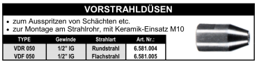 Vorstrahldüsen