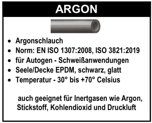 Argon - Schlauch
