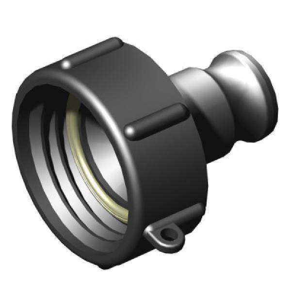 IBC-Adapter - S60x6 IG x Kamlok V-Teil