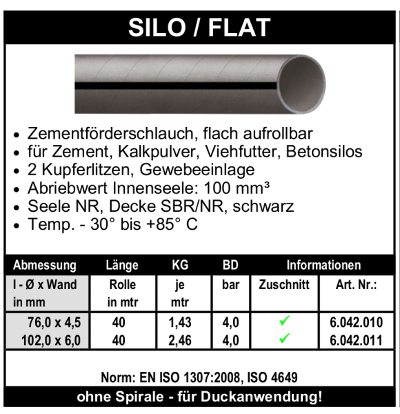 Silo / Flat - Schlauch
