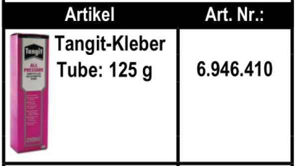 Tangit Kleber Tube