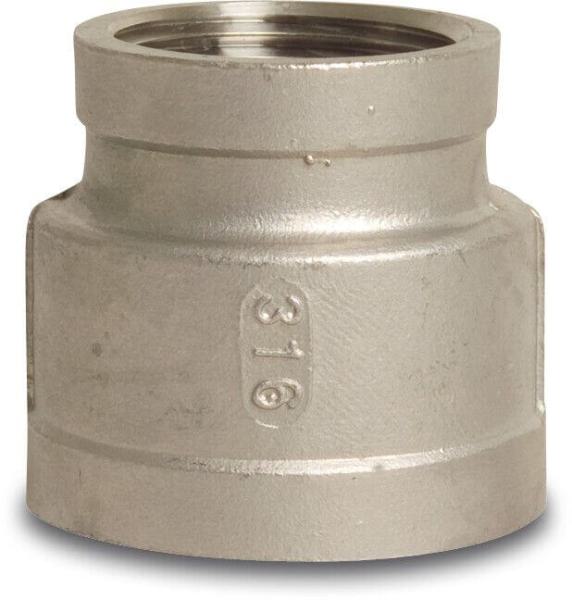 Red-Muffe (Innengewinde) aus Edelstahl