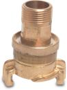 System Geka mit Aussengewinde aus Messing - Hochdruck